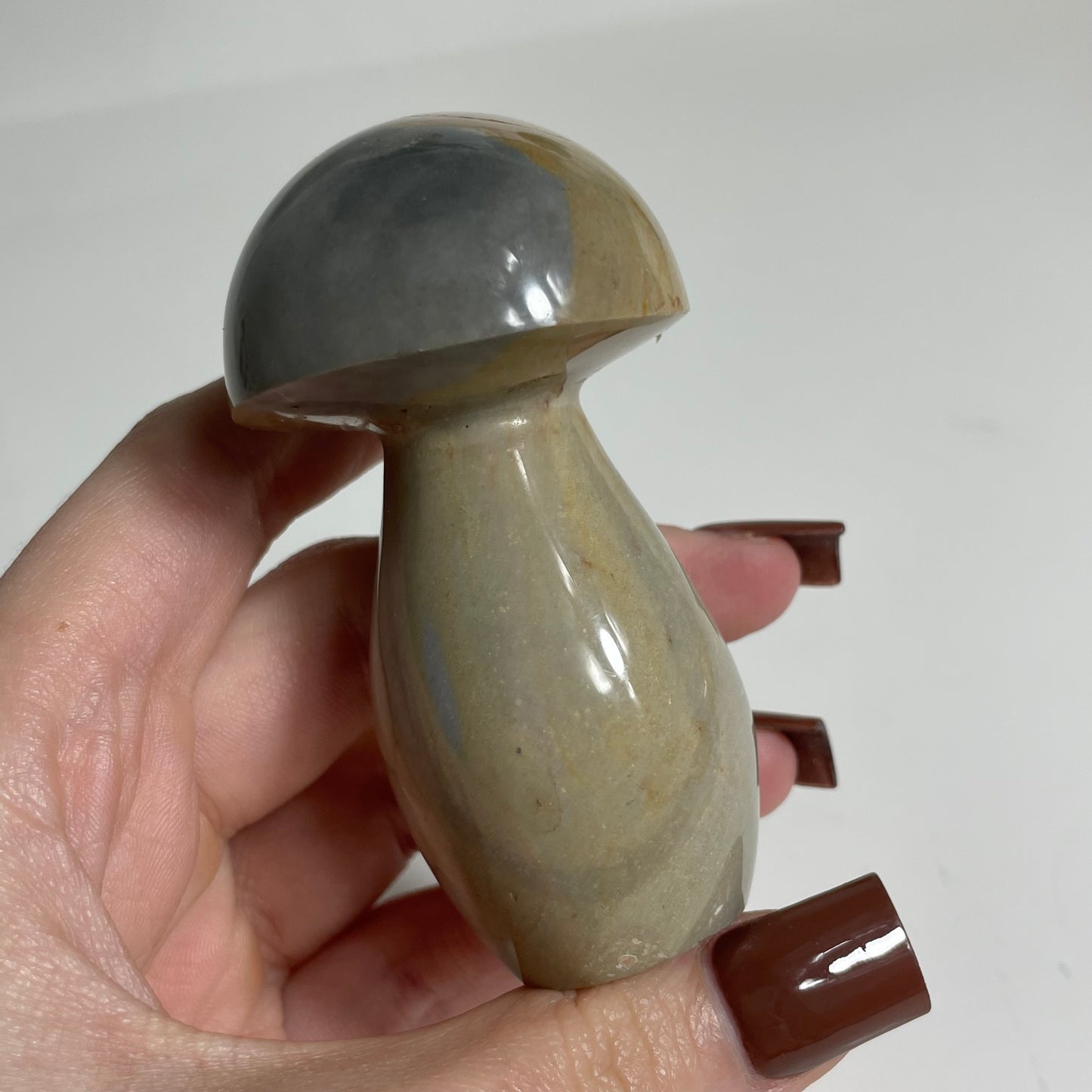 Polychrome Mushroom Carving: You Choose (Medium)