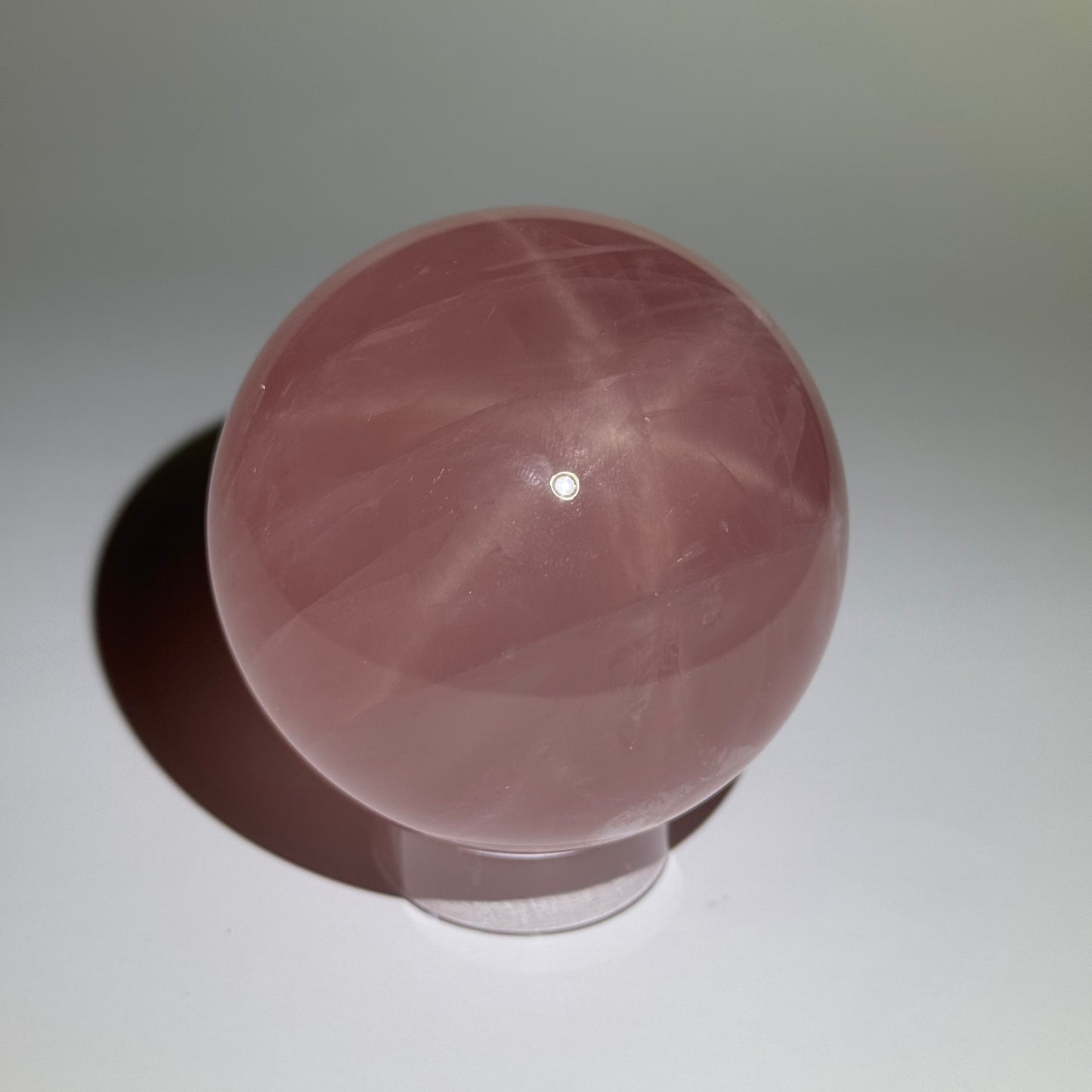 Star Rose Quartz Sphere from Madagascar: You Choose