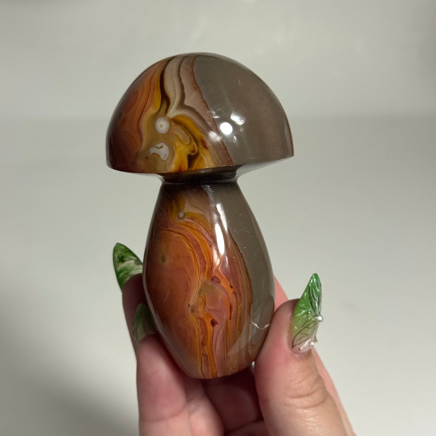 Polychrome Mushroom Carving: You Choose (Large)