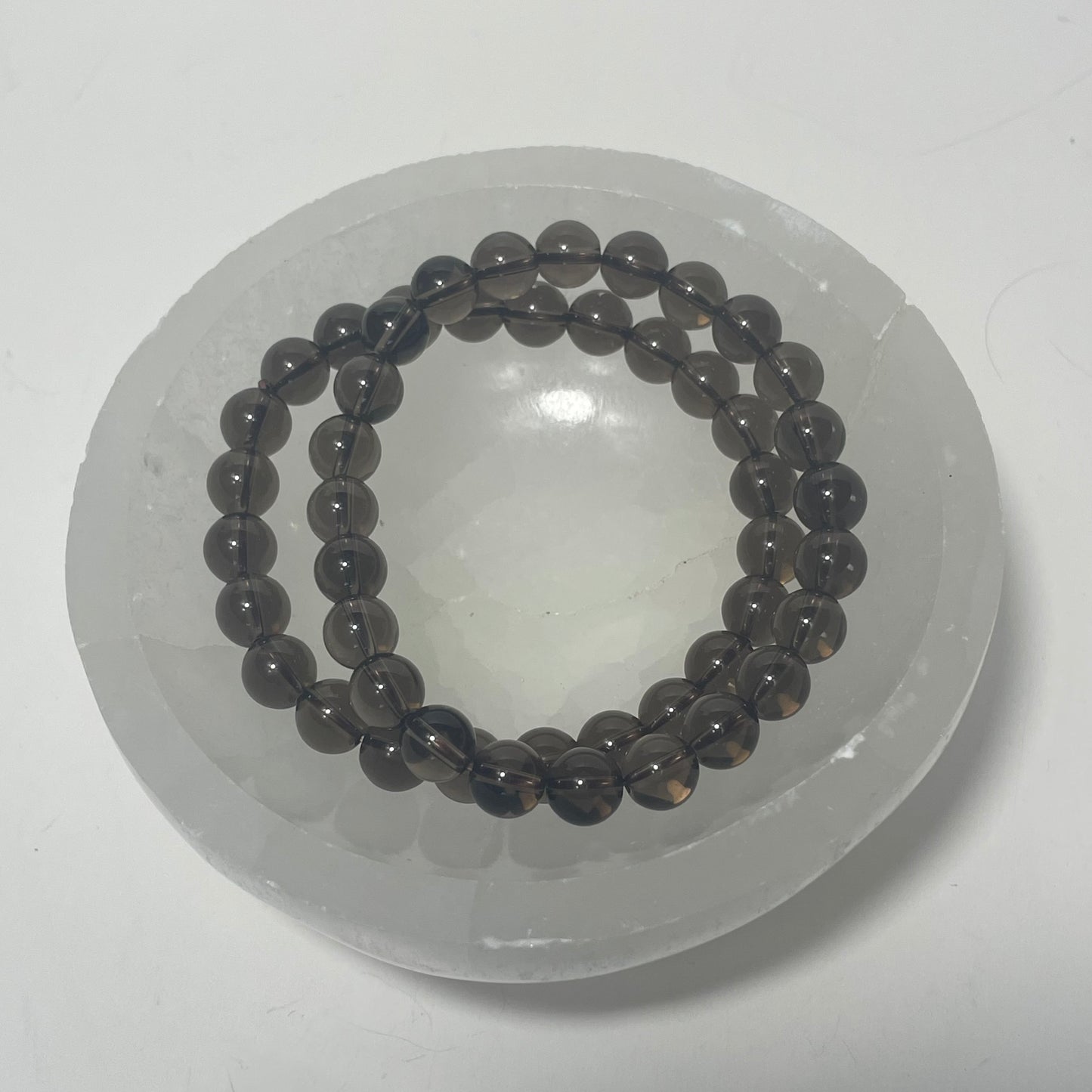 Smoky Quartz Beaded Bracelet