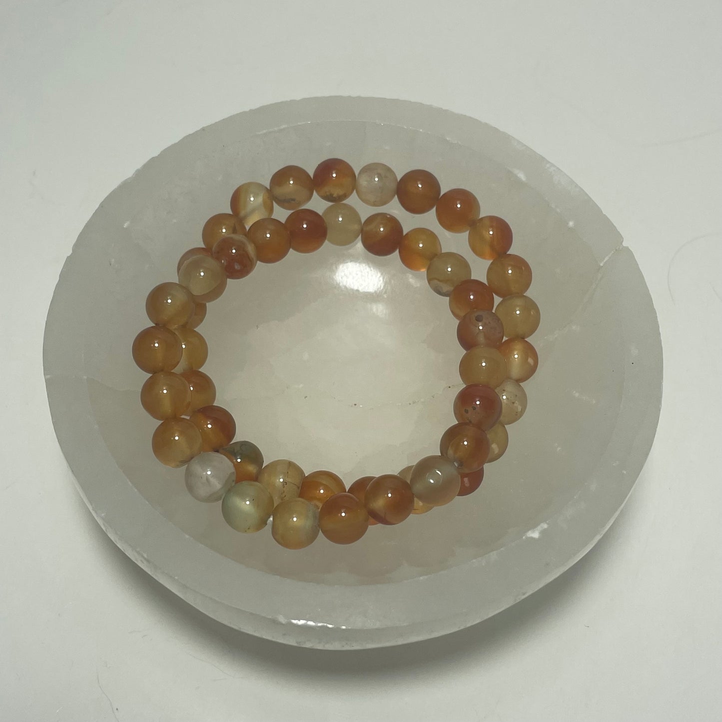 Carnelian Beaded Bracelet