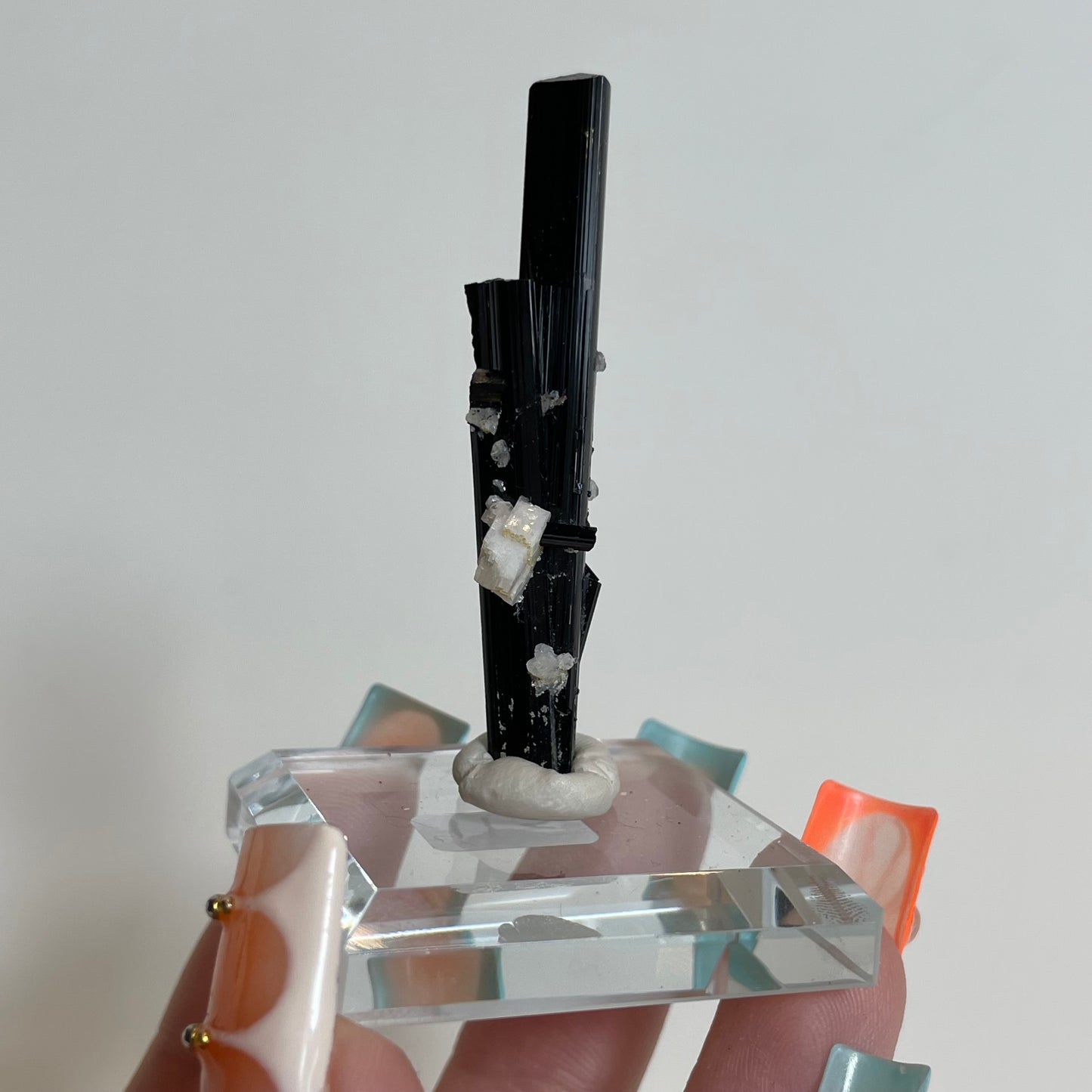 Schorl on Feldspar Specimen from Skardu, Pakistan: You Choose