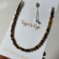 Tiger’s Eye Sterling Silver Bolo Bracelet