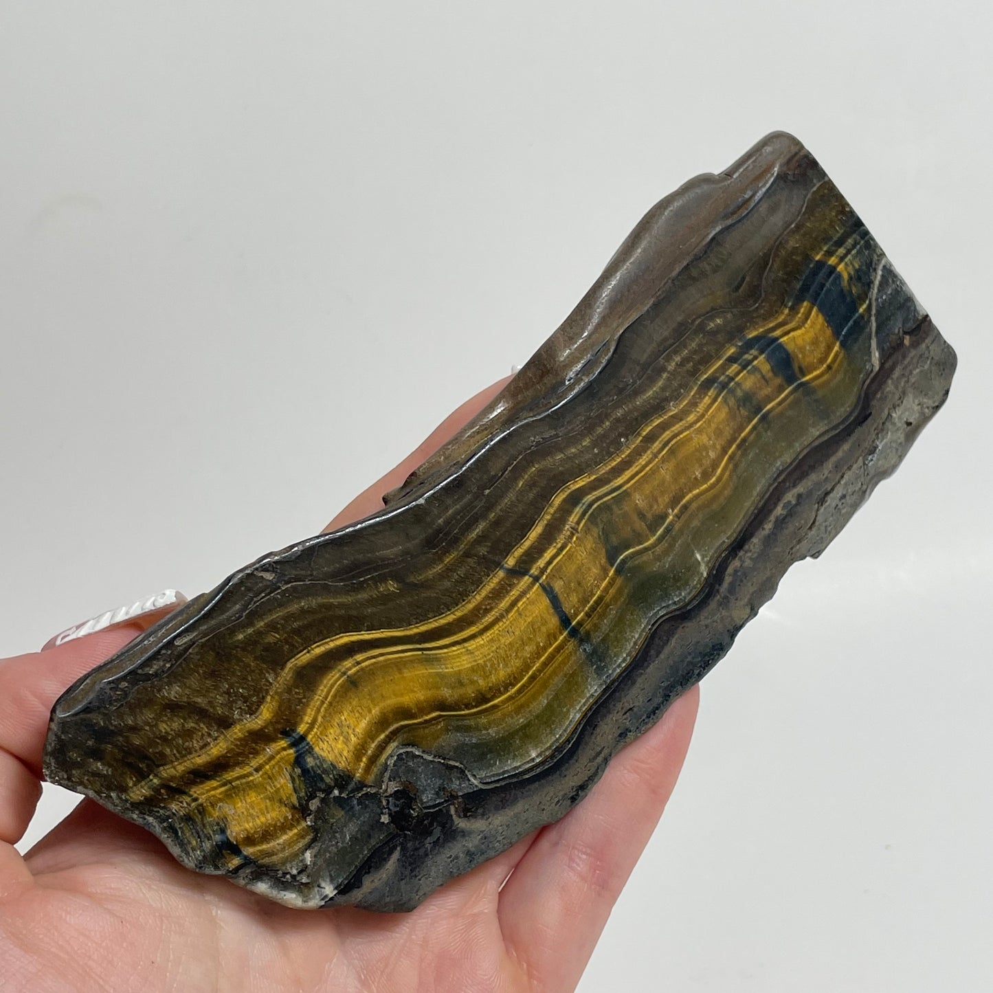 Blue Tiger’s Eye Slab: You Choose