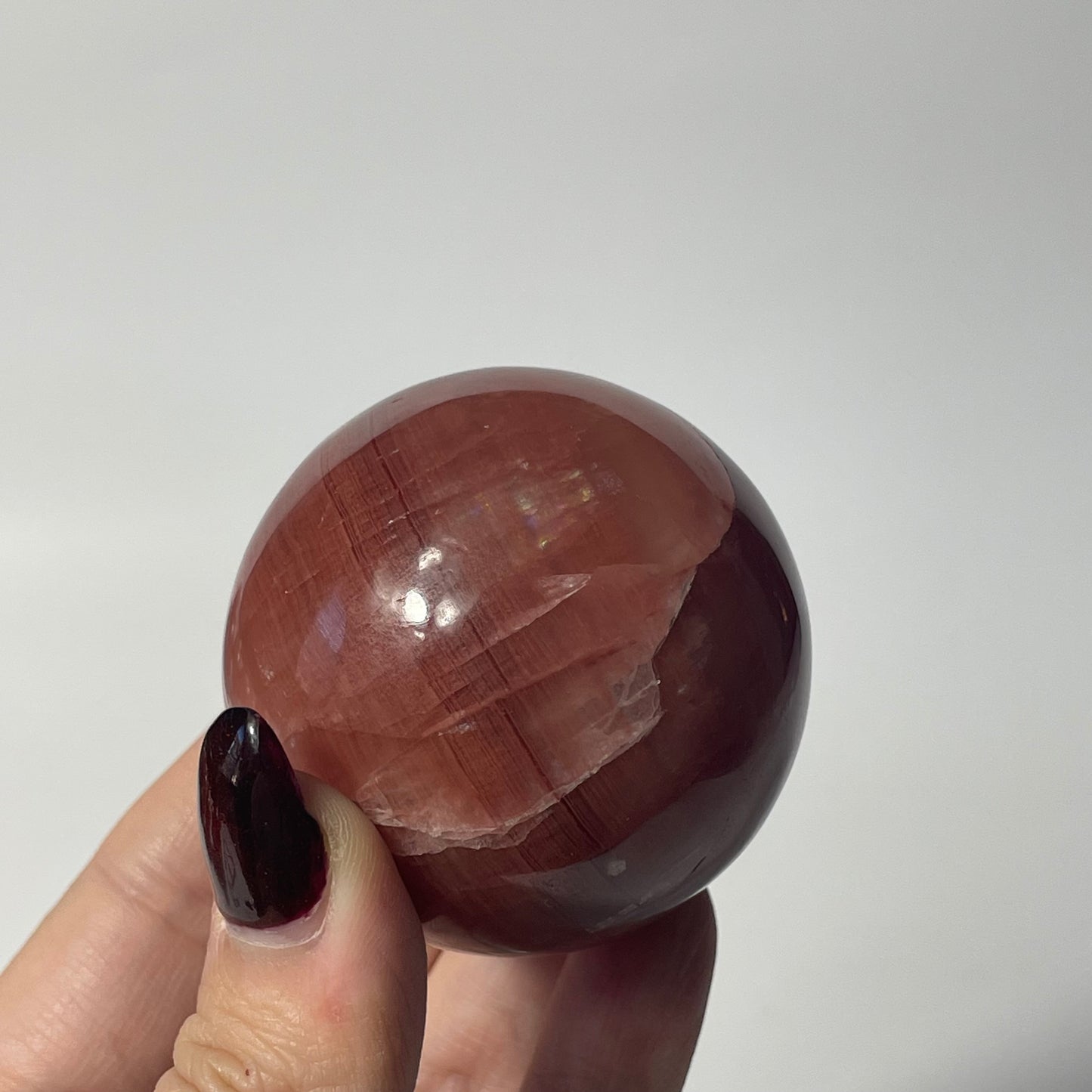 Rose Calcite Sphere: You Choose