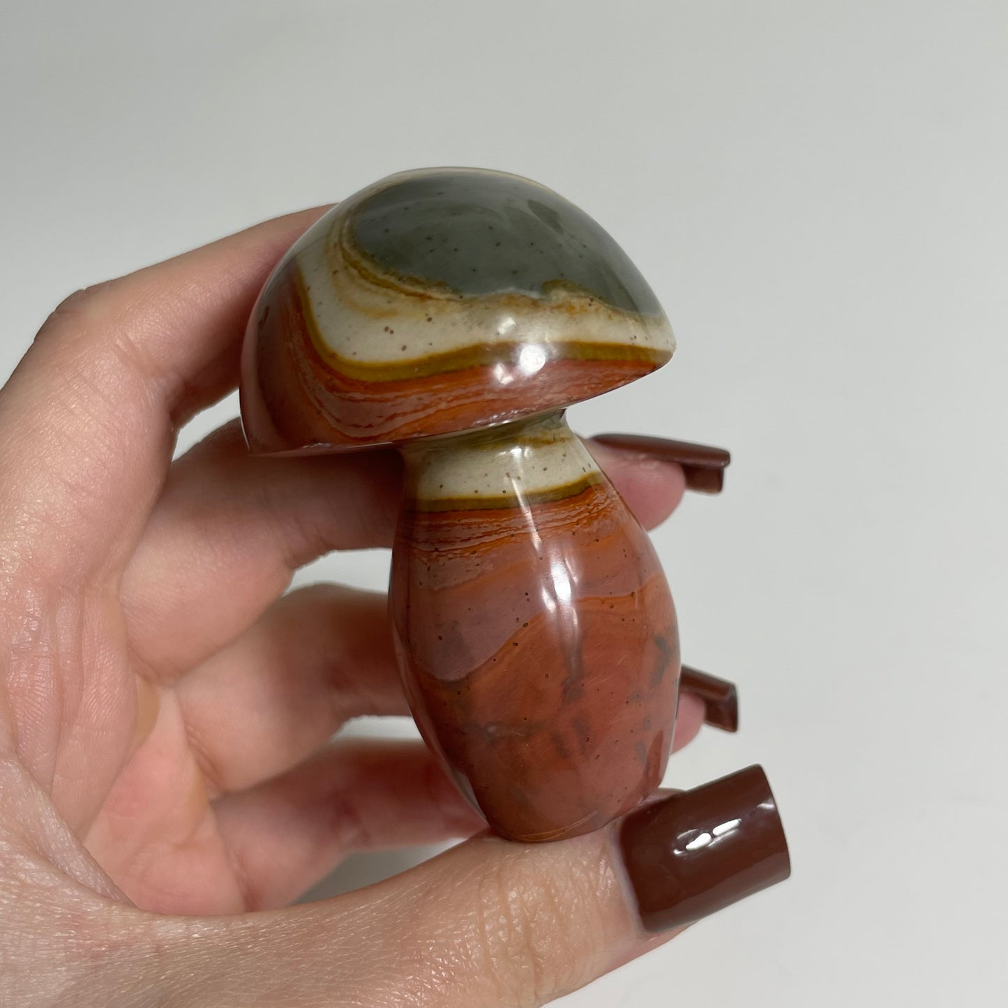Polychrome Mushroom Carving: You Choose (Medium)