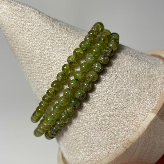Peridot Beaded Bracelet