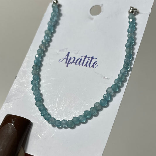 Apatite Sterling Silver Bolo Bracelet