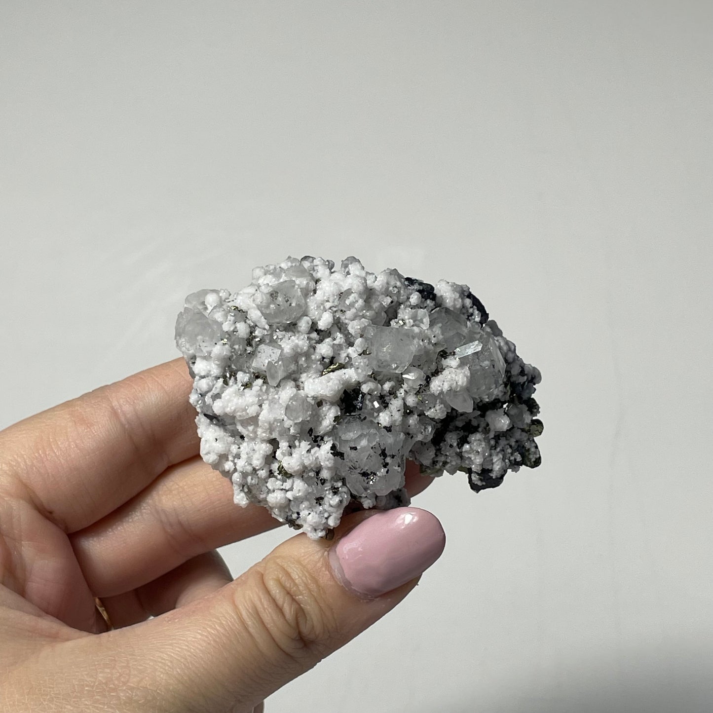 Calcite and Pyrite Specimen from Ancash, Peru: You Choose