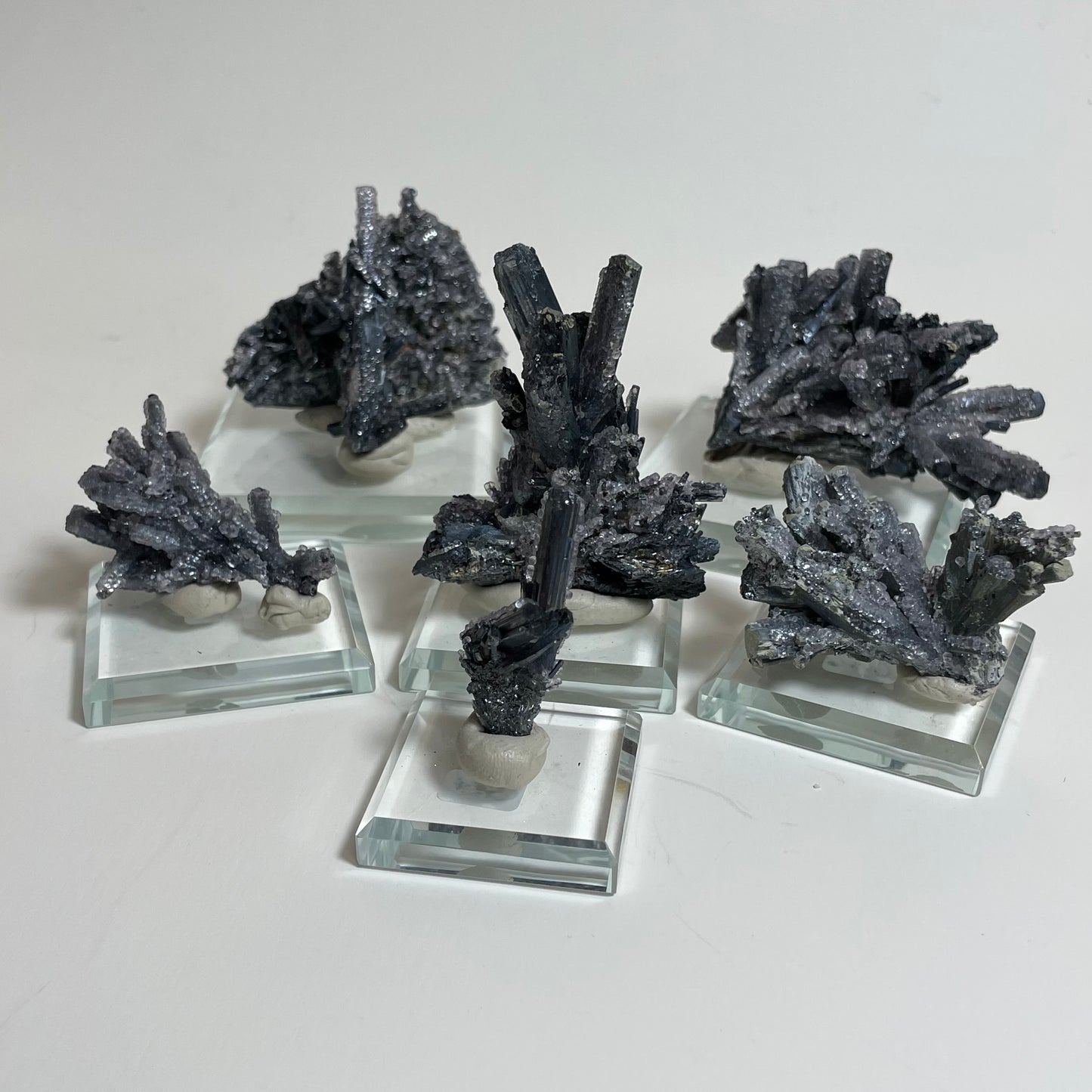 Fluorite on Stibnite Specimen from Banpo Mine, China: You Choose