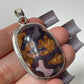 Purple Passion Agate (Sierra Madre) Sterling Silver Pendant