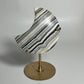 Zebra Calcite Moon Carving with Stand: You Choose