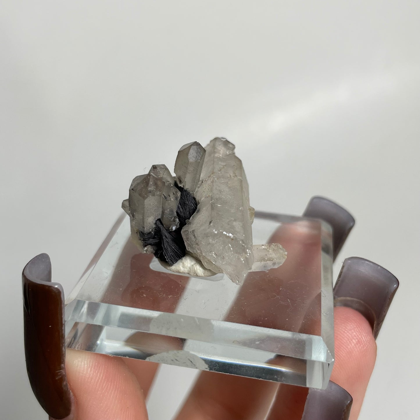 Specularite and Quartz Specimen from China: You Choose