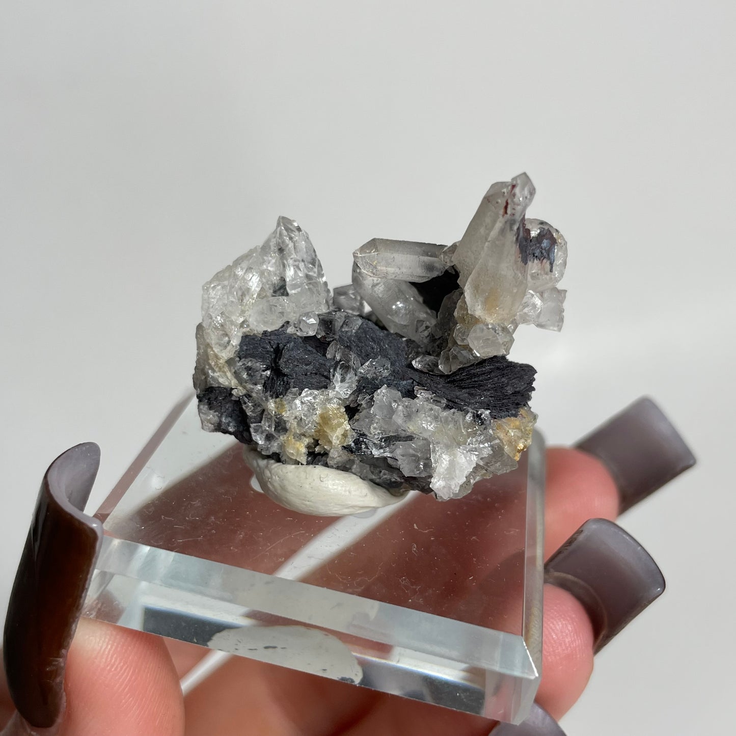 Specularite and Quartz Specimen from China: You Choose