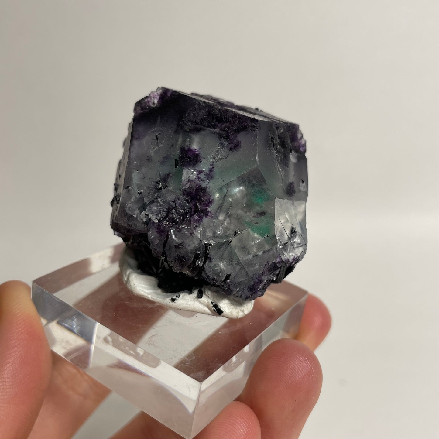 Fluorite and Schorl Specimen from Erongo Mountains, Namibia