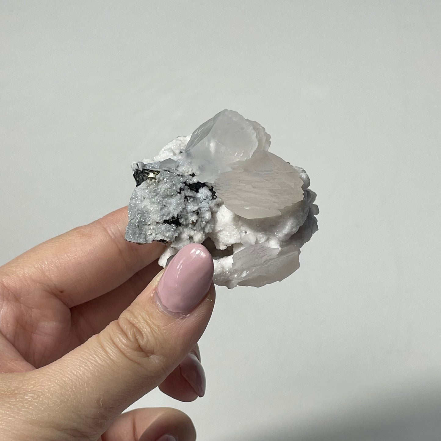 Calcite and Pyrite Specimen from Ancash, Peru: You Choose