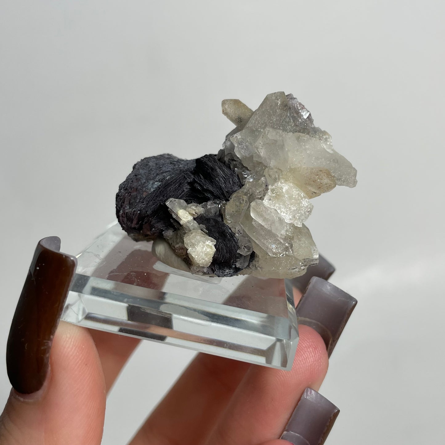 Specularite and Quartz Specimen from China: You Choose