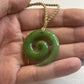 Jade Spiral Necklace: Intuitive Pick