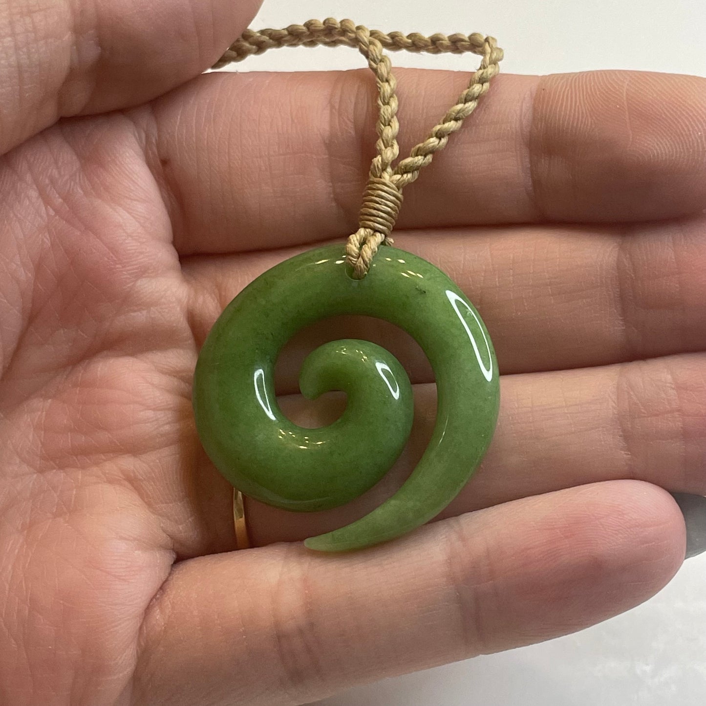 Jade Spiral Necklace: Intuitive Pick
