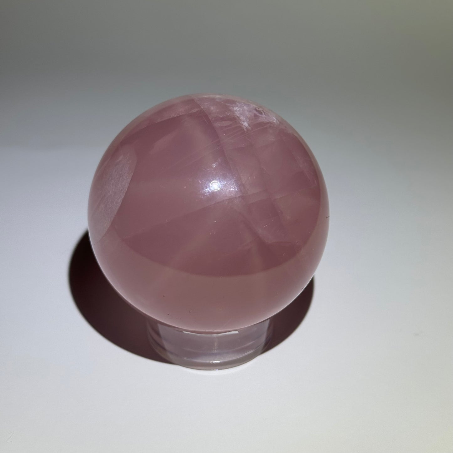 Star Rose Quartz Sphere from Madagascar: You Choose