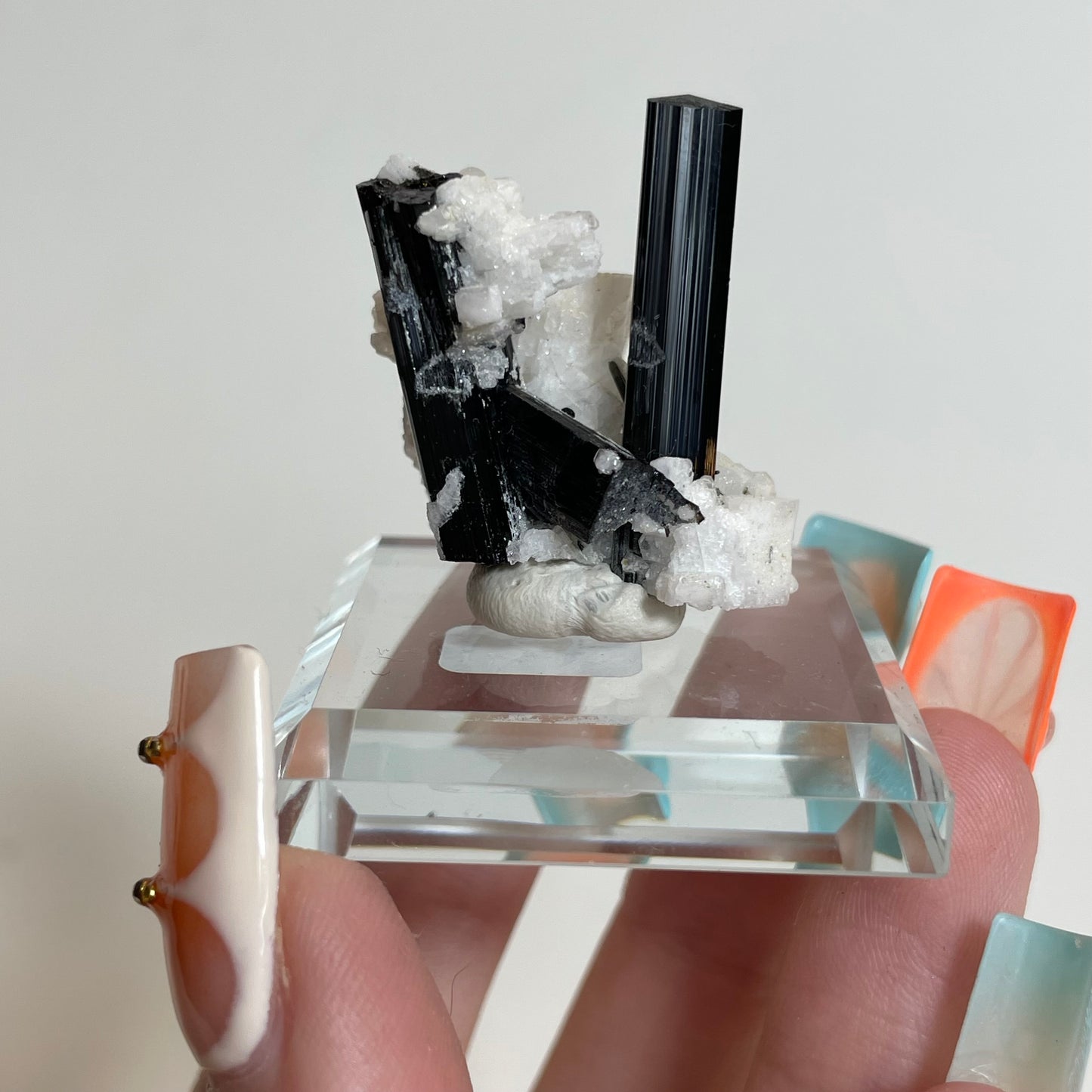 Schorl on Feldspar Specimen from Skardu, Pakistan: You Choose