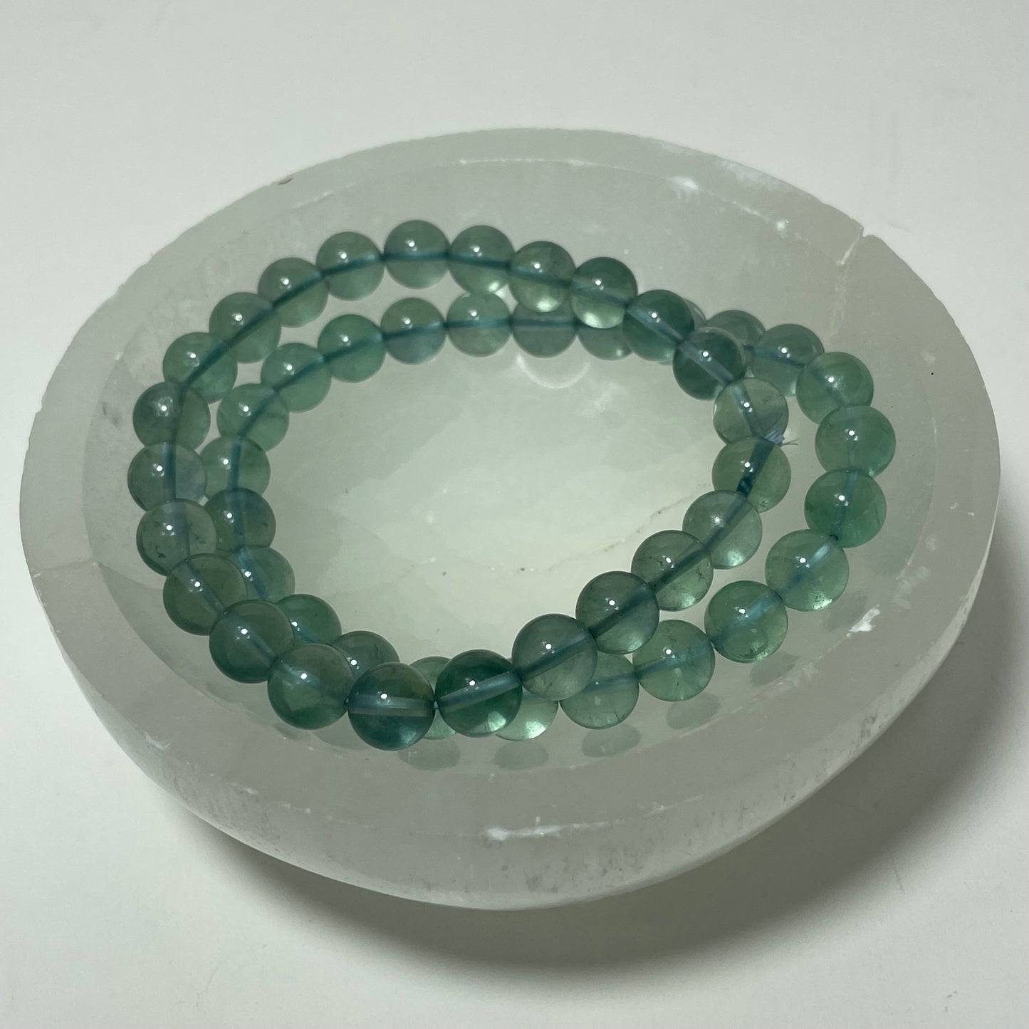 Green Fluorite Beaded Bracelet