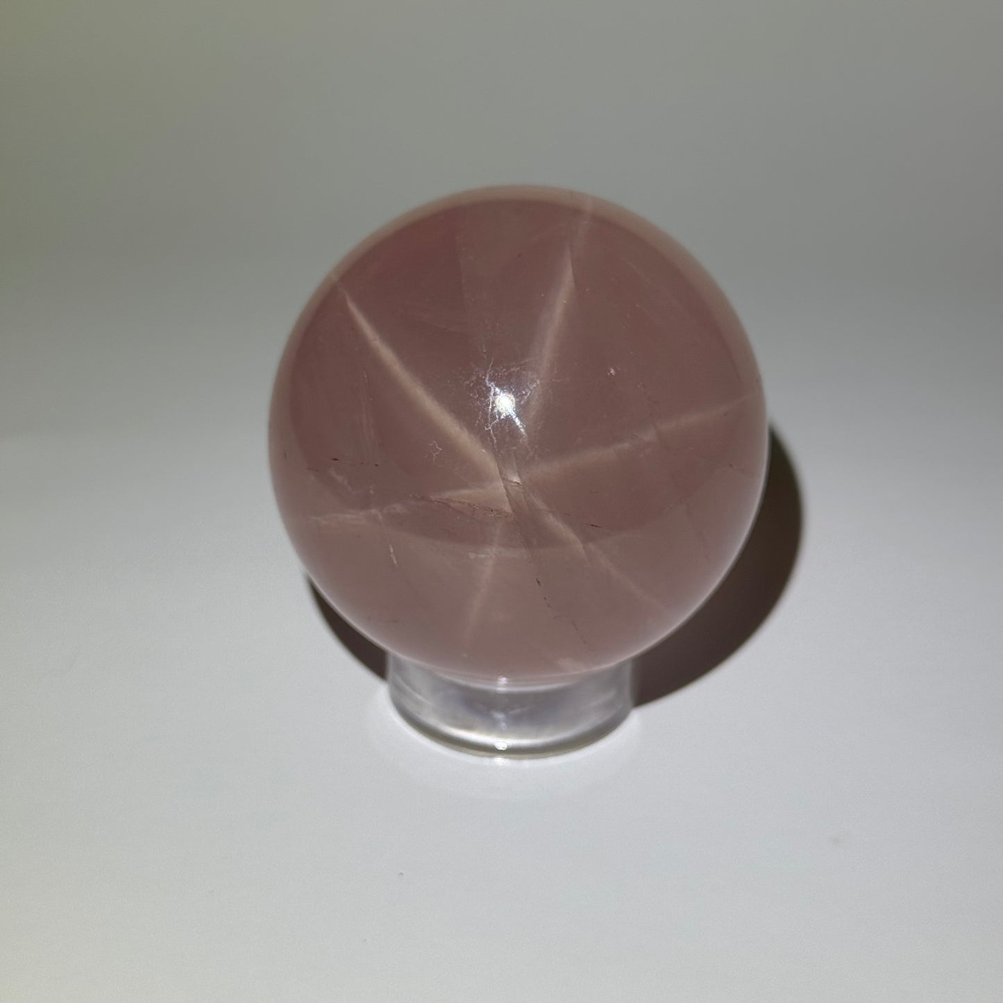 Star Rose Quartz Sphere from Madagascar: You Choose