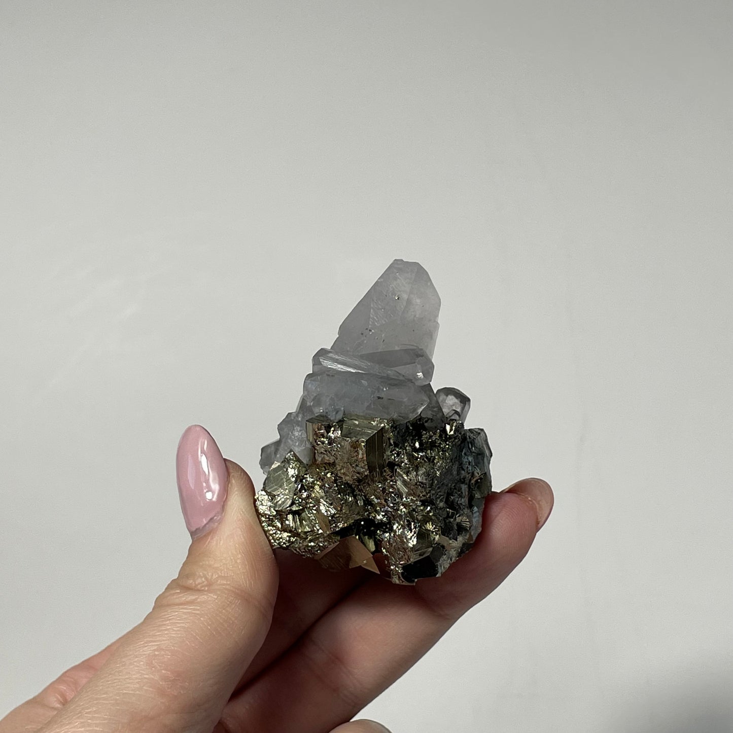 Calcite and Pyrite Specimen from Ancash, Peru: You Choose