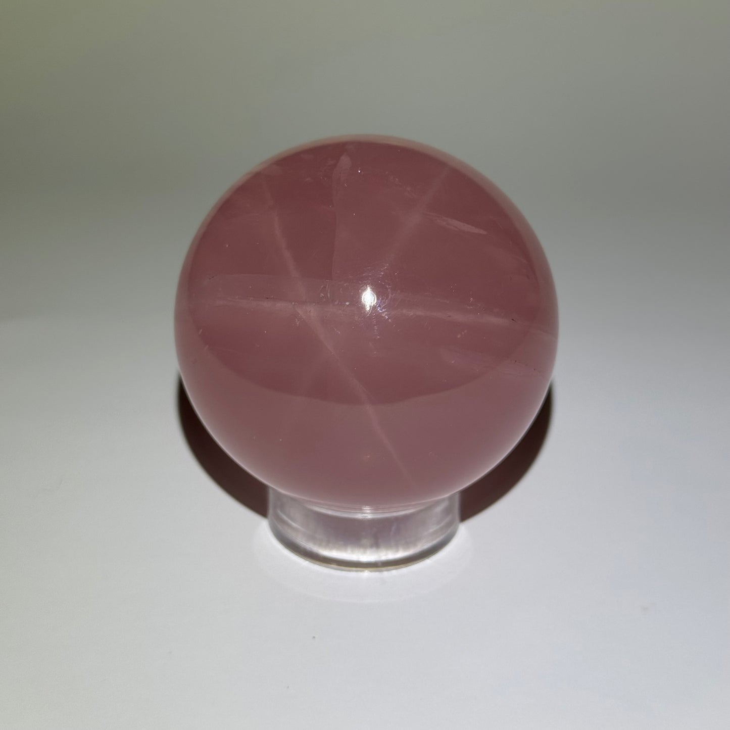 Star Rose Quartz Sphere from Madagascar: You Choose