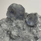 Fluorite with Quartz Specimen from Fujian, China