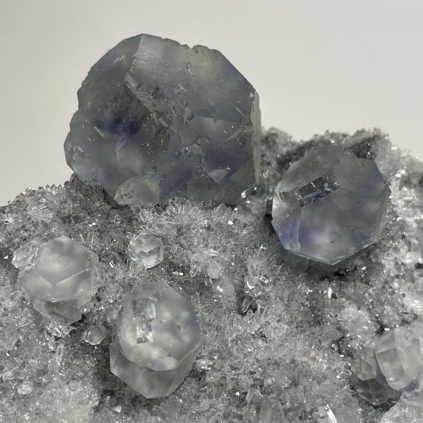 Fluorite with Quartz Specimen from Fujian, China