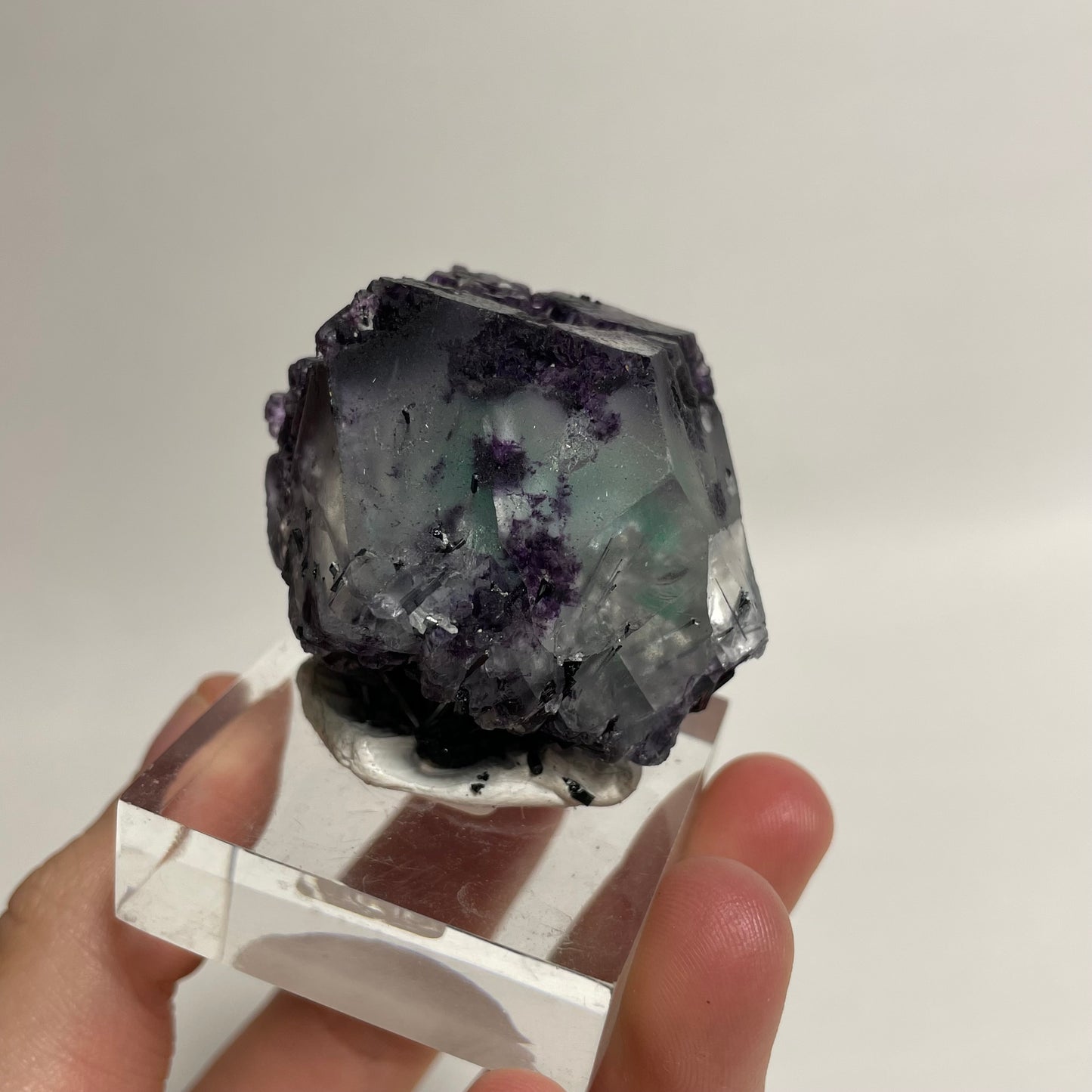 Fluorite and Schorl Specimen from Erongo Mountains, Namibia