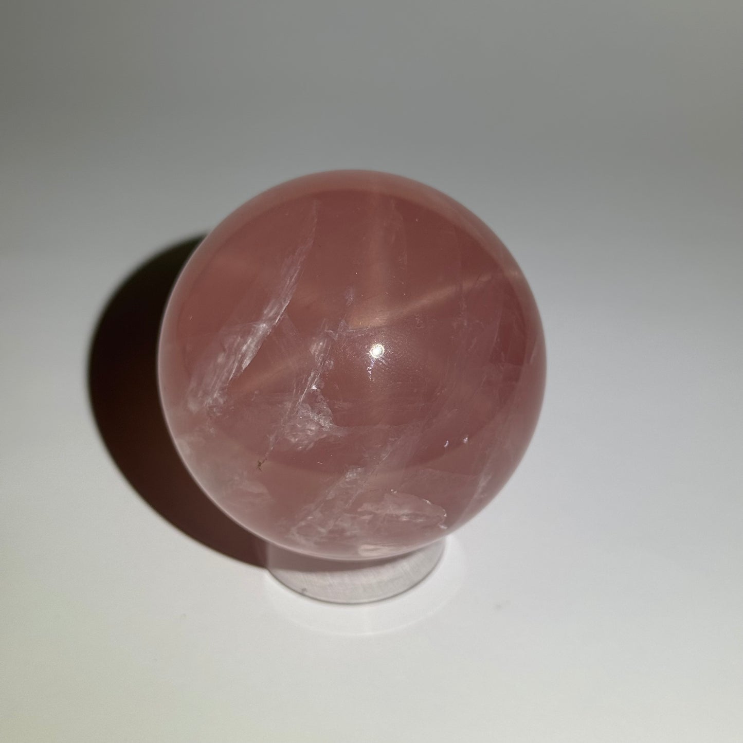 Star Rose Quartz Sphere from Madagascar: You Choose