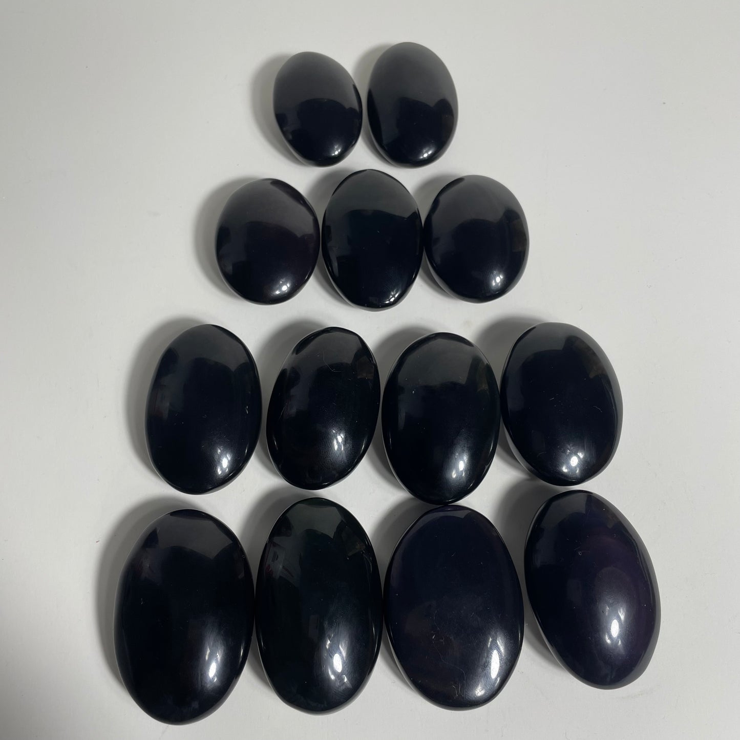 Black Odsidian Palm Stone: You Choose