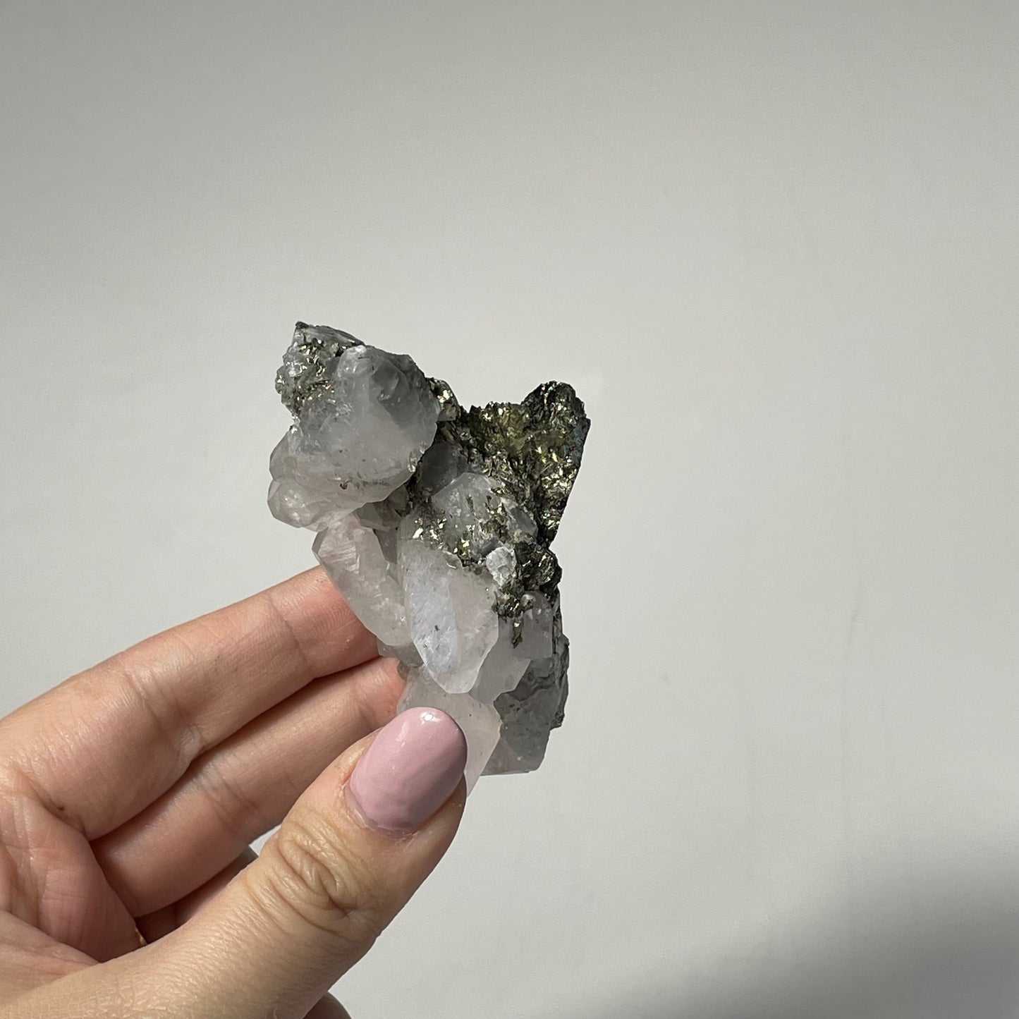 Calcite and Pyrite Specimen from Ancash, Peru: You Choose