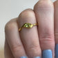 Gold Vermeil Peridot Ring: You Choose