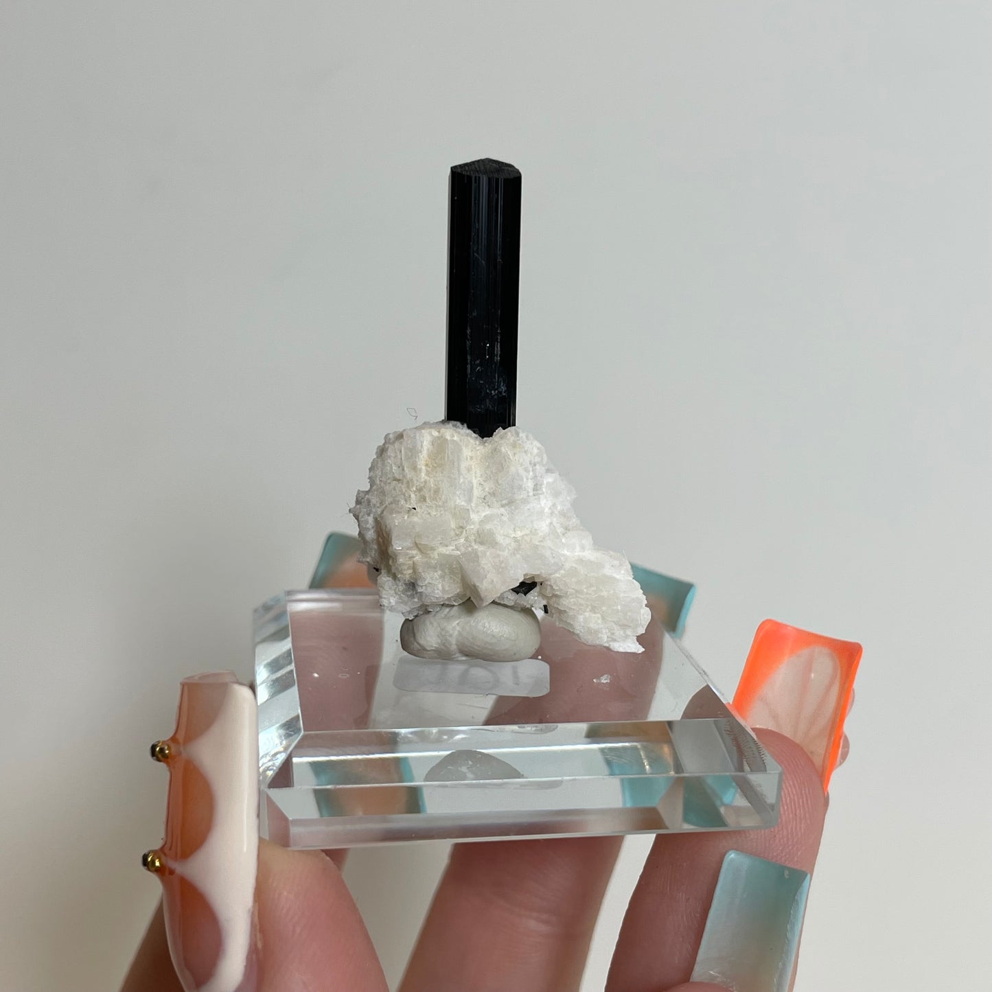 Schorl on Feldspar Specimen from Skardu, Pakistan: You Choose