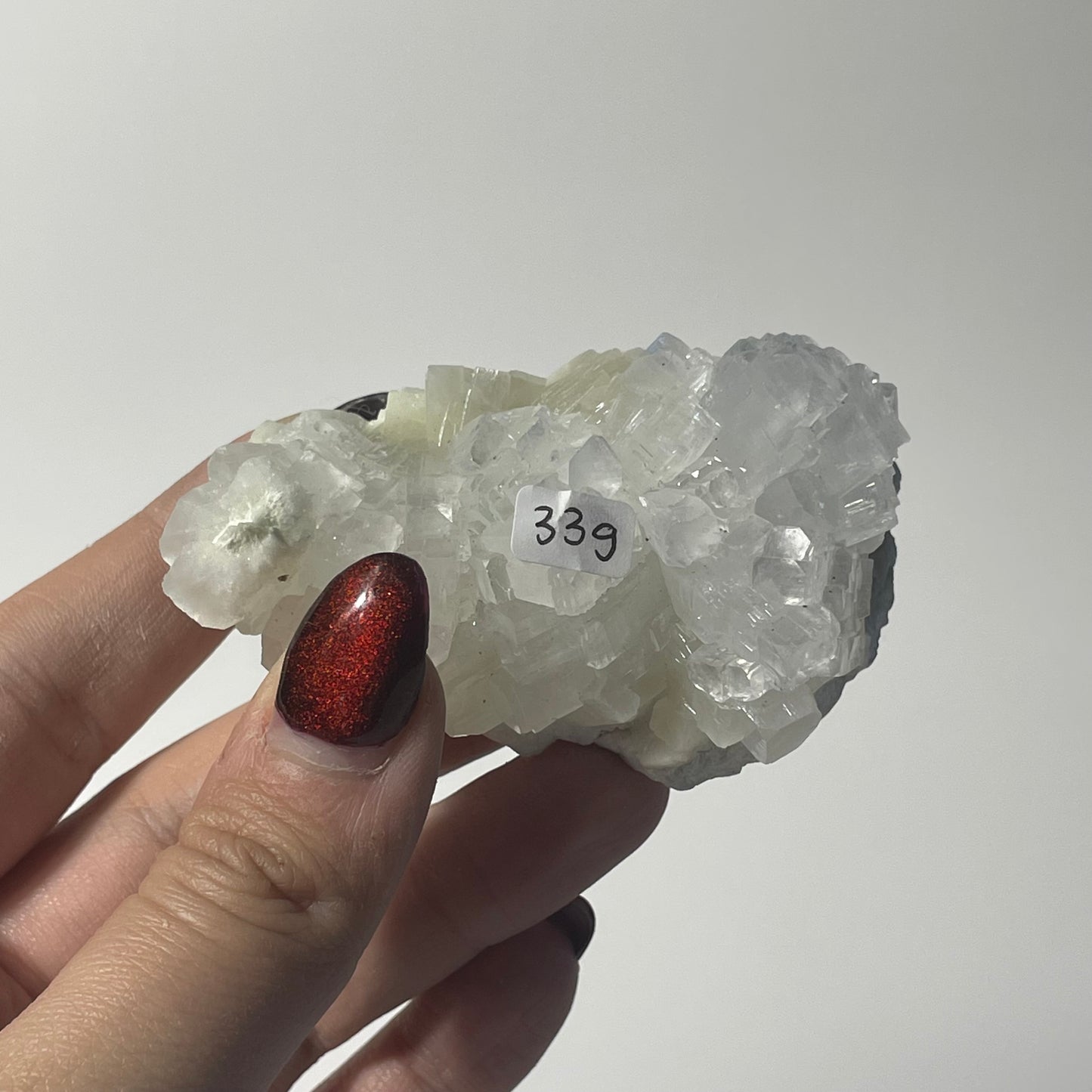 Icy Apophyllite Specimen from India: You Choose