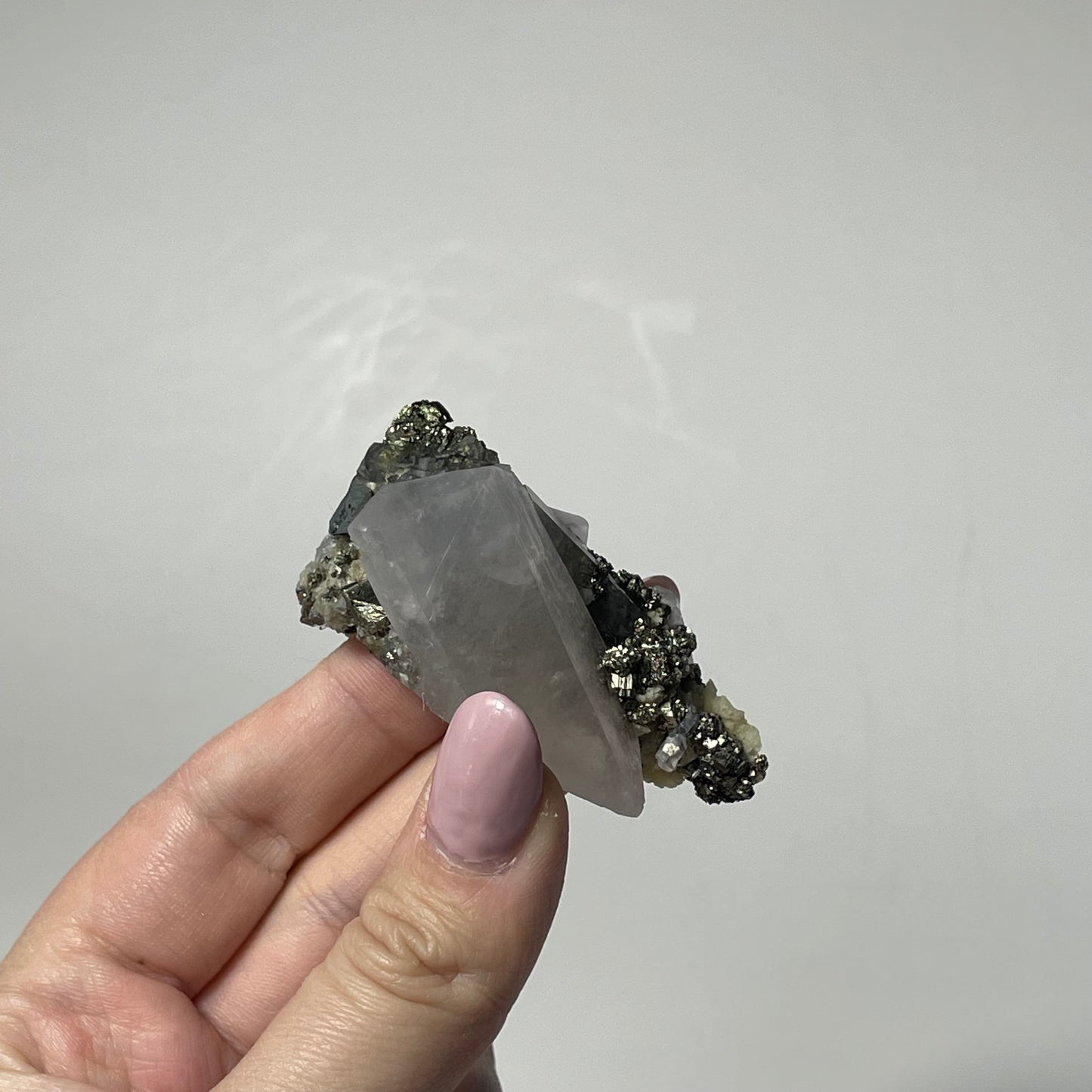 Calcite and Pyrite Specimen from Ancash, Peru: You Choose