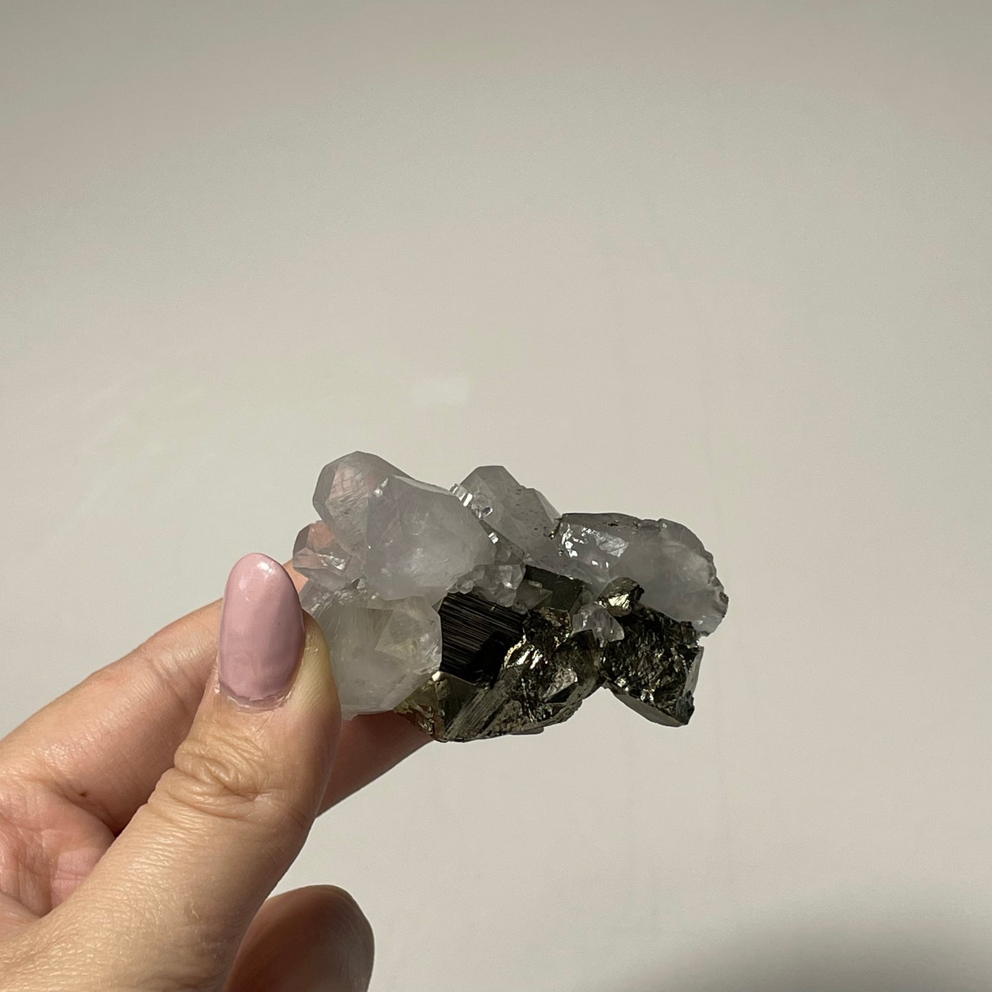 Calcite and Pyrite Specimen from Ancash, Peru: You Choose