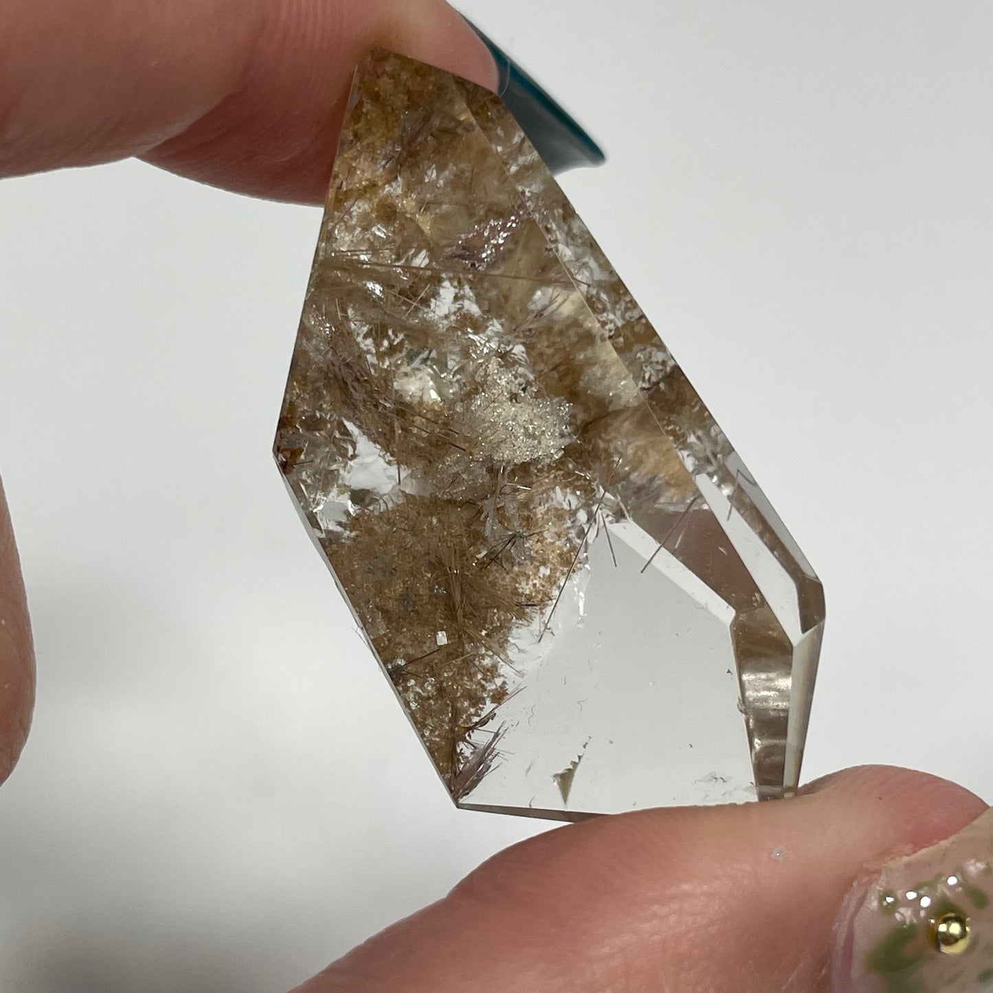 Gold Rutile in Quartz from Brazil: You Choose