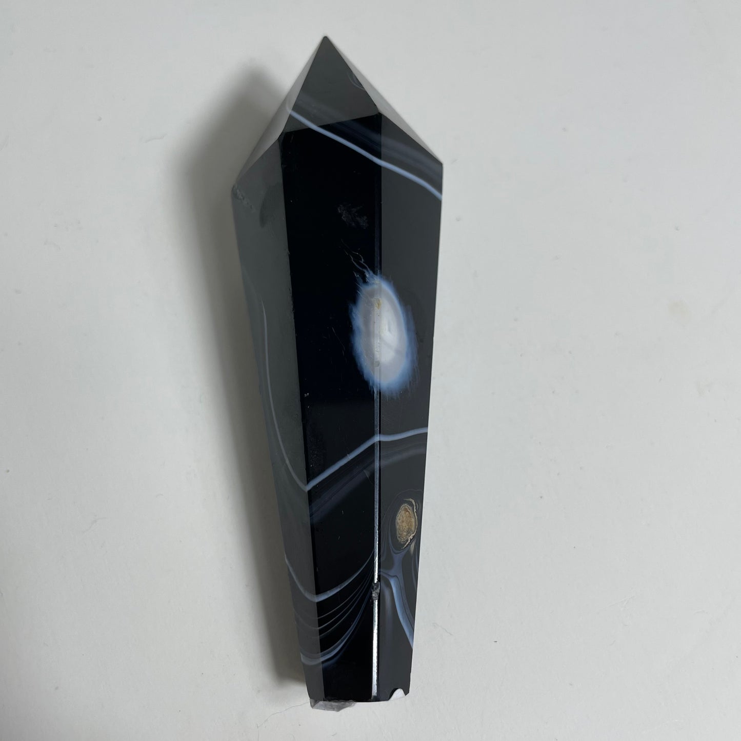 Black Agate Wand Carving: You Choose