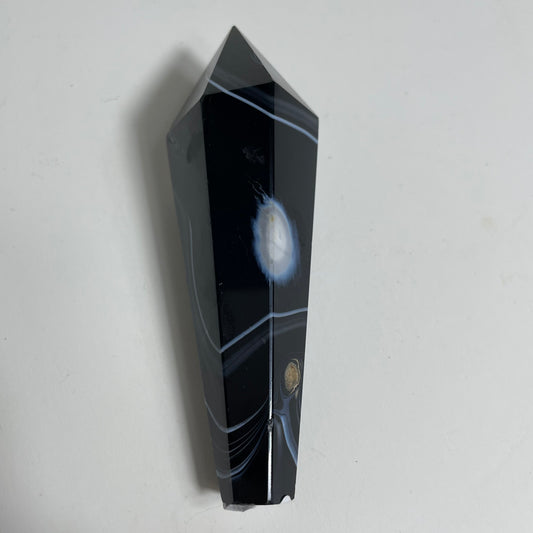 Black Agate Wand Carving: You Choose