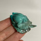 Gem Silica Frog Carving