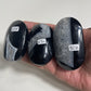 Black Agate Palm Stone: You Choose