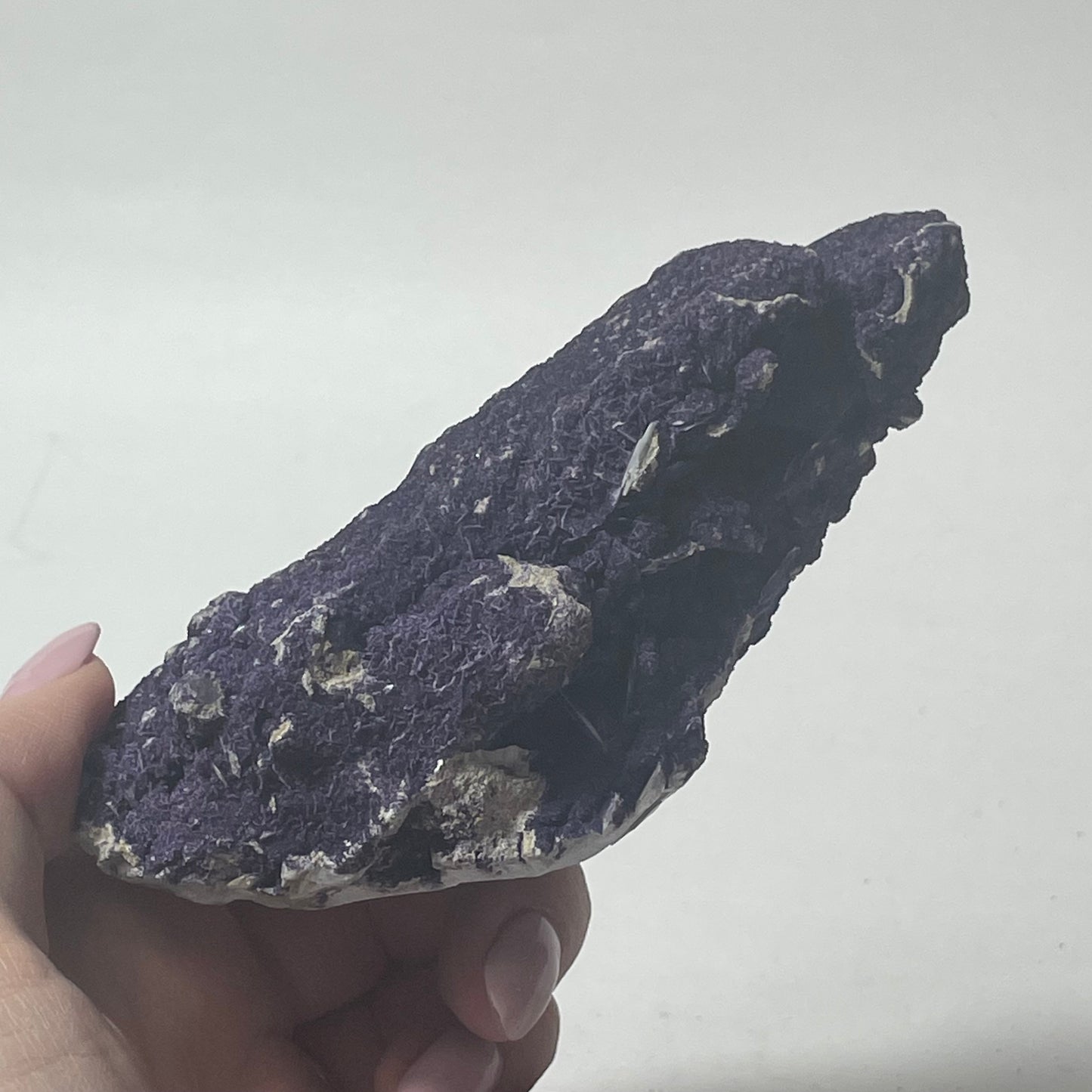 Purple Fluorite Coated Candle Quartz Specimen from Inner Mongolia, China: You Choose