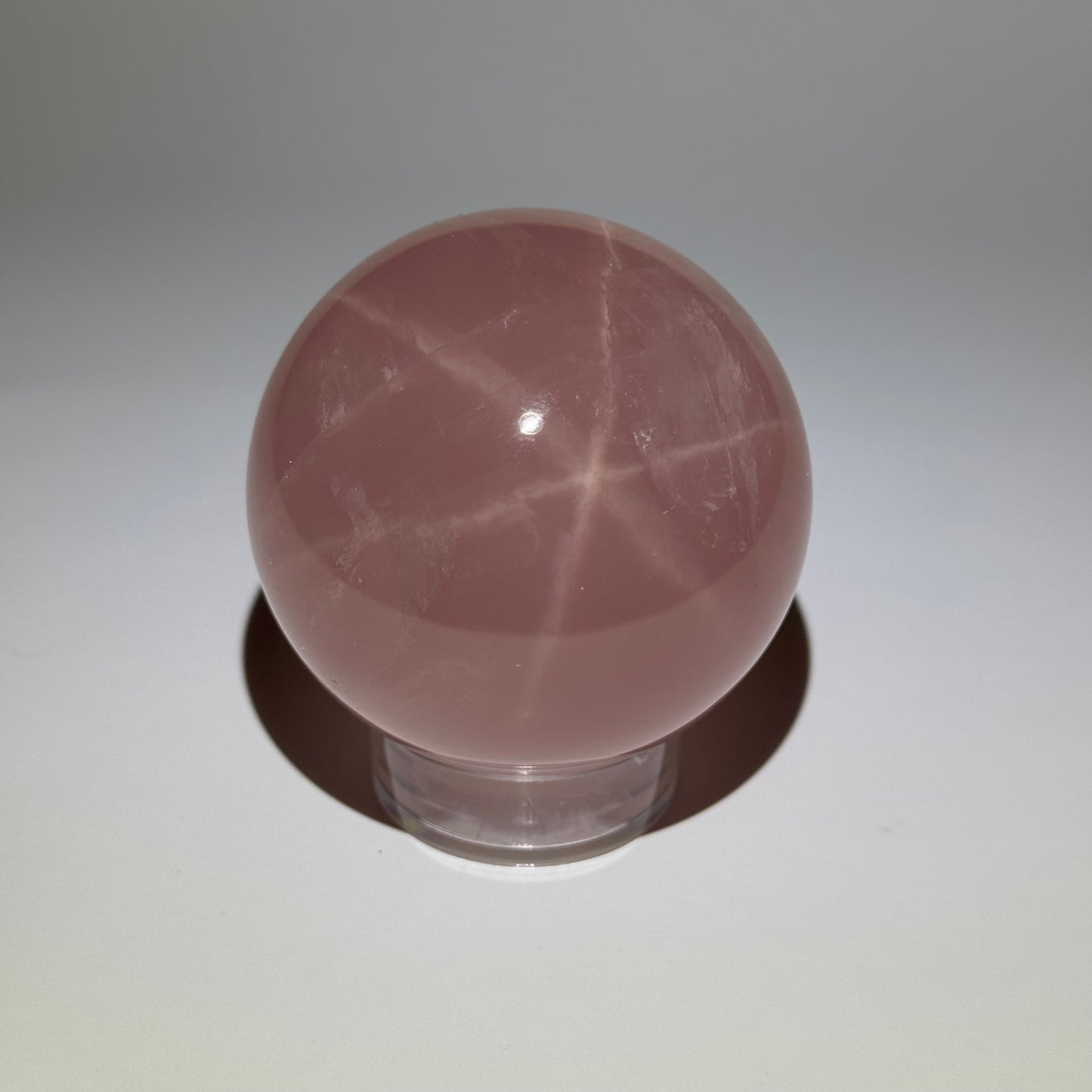 Star Rose Quartz Sphere from Madagascar: You Choose