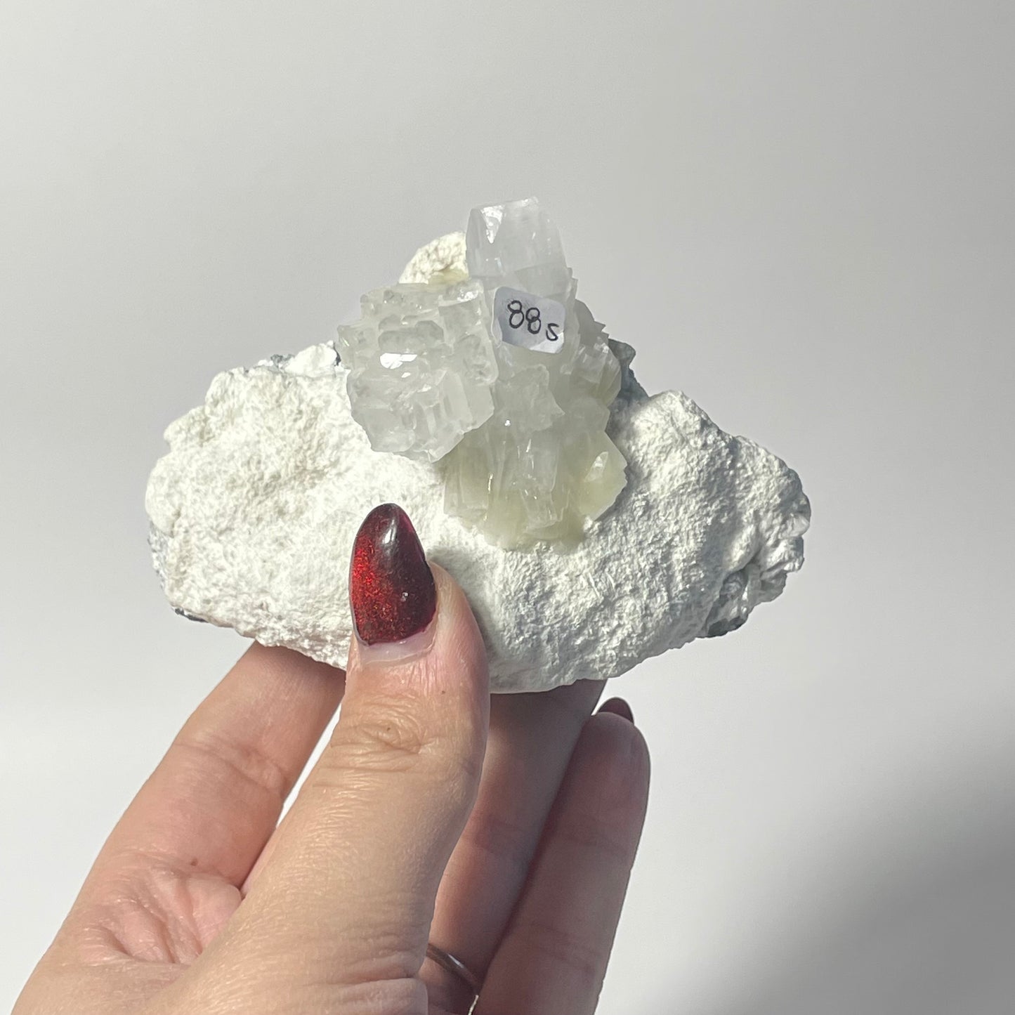 Icy Apophyllite Specimen from India: You Choose