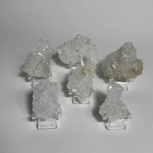 Snowflake Apophyllite from India: You Choose