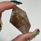 Gold Rutile in Quartz from Brazil: You Choose